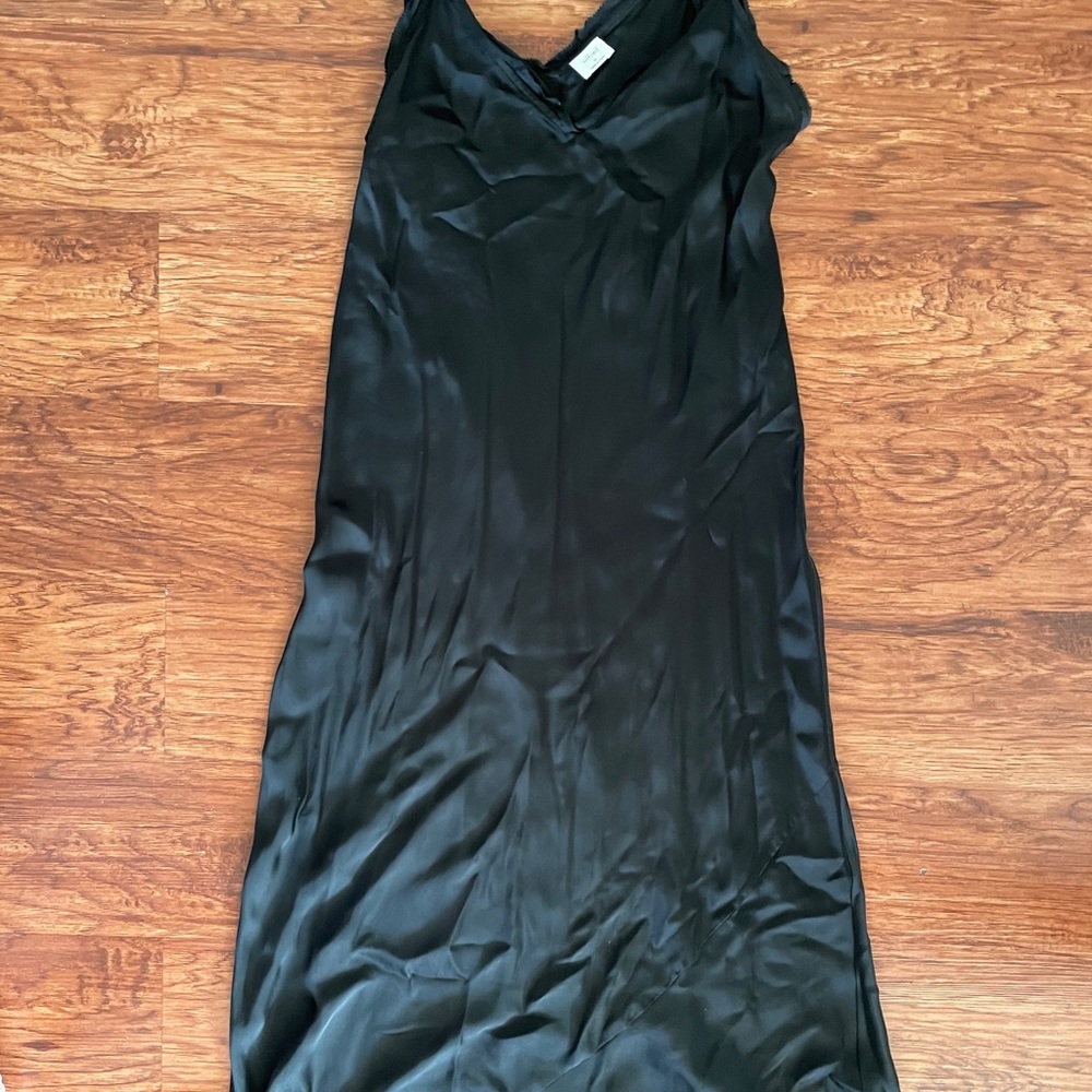 Wilfred Wera slip dress black medium aritzia